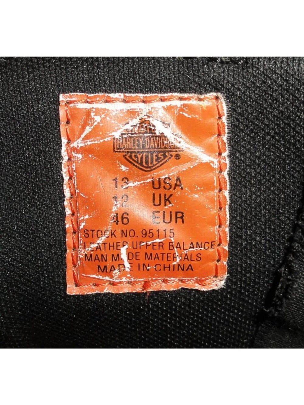 Vintage Harley Davidson Shift Engineer Motorcycle Boots Men's 13 leather zipper - Picture 14 of 16